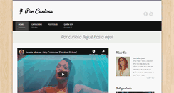 Desktop Screenshot of porcuriosa.com